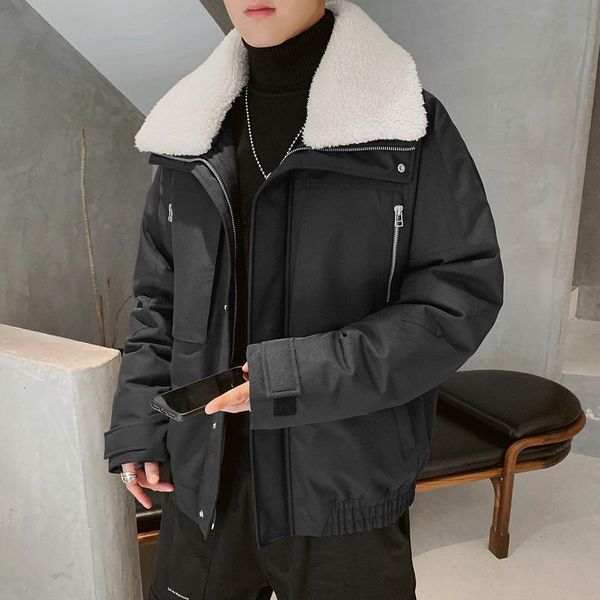 Men's Down & Parkas winter cotton padded men's short loose warm jacket casual versatile wool collar man UQZY, Black
Men's Down & Parkas winter cotton padded men's short loose warm jacket casual versatile wool collar man UQZY, Black