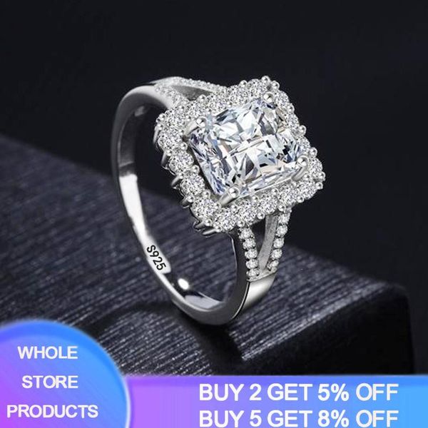 cluster rings yanhui fine princess cut ring 925 silver 5a zircon cz luxury wedding band for women bridal statement party jewelry jz084, Golden;silver
cluster rings yanhui fine princess cut ring 925 silver 5a zircon cz luxury wedding band for women bridal statement party jewelry jz084, Golden;silver