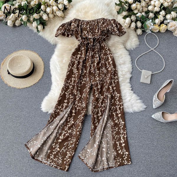 neploe summer holiday bohemian print jumpsuits women high waist hip wide leg playsuits slash neck shoulder strapless robe summer 210423, Black;white
neploe summer holiday bohemian print jumpsuits women high waist hip wide leg playsuits slash neck shoulder strapless robe summer 210423, Black;white