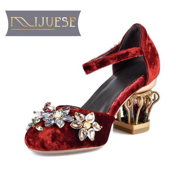 dress shoes mljuese 2021 women pumps luxury velvet autumn spring crystal strange style heel ankle strap high heels size 33-43, Black
dress shoes mljuese 2021 women pumps luxury velvet autumn spring crystal strange style heel ankle strap high heels size 33-43, Black
