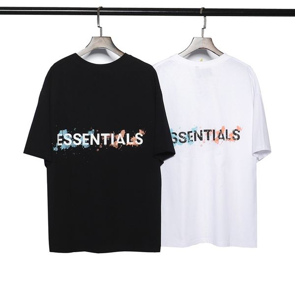 fashion t shirt for women summer essentials ink splashing letter short sleeve female fog high street brand male couple, White
fashion t shirt for women summer essentials ink splashing letter short sleeve female fog high street brand male couple, White