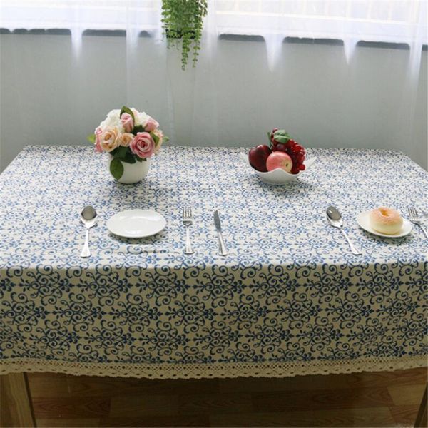 table cloth chinese classical blue and white porcelain lace tablecloth linen cotton dust-proof
table cloth chinese classical blue and white porcelain lace tablecloth linen cotton dust-proof