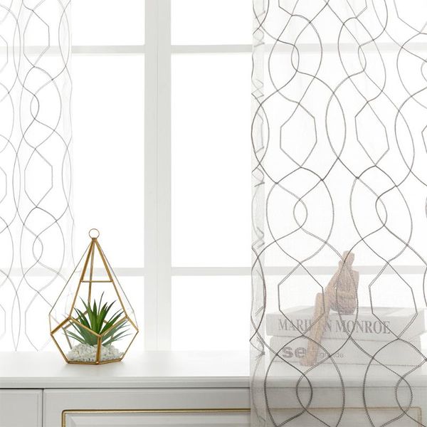 curtain & drapes mrtrees embroidered geometric sheer curtains for living room voile tulle window treatment bedroom finished
curtain & drapes mrtrees embroidered geometric sheer curtains for living room voile tulle window treatment bedroom finished
