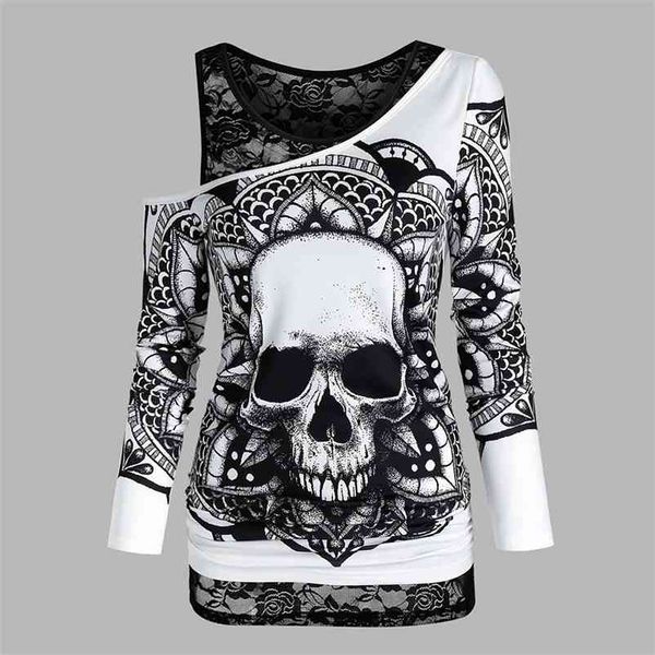 gothic casual women t shirts skull graphic off shoulder two piece tee sets long sleeve spring fashion female clothes d30 210401, White
gothic casual women t shirts skull graphic off shoulder two piece tee sets long sleeve spring fashion female clothes d30 210401, White