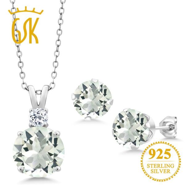 bracelet, earrings & necklace gemstoneking 5.49 ct round green prasiolite 925 sterling silver pendant set for women fine jewelry, Black
bracelet, earrings & necklace gemstoneking 5.49 ct round green prasiolite 925 sterling silver pendant set for women fine jewelry, Black