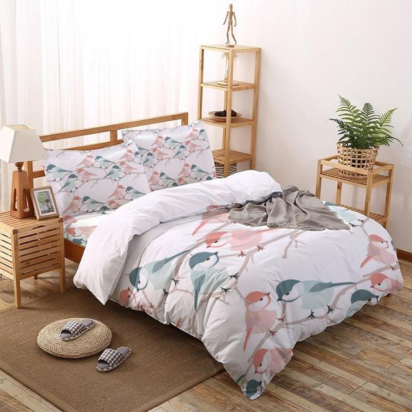 bedding sets red green animal bird branches print comforter set duvet cover king bed home housse de couette gift
bedding sets red green animal bird branches print comforter set duvet cover king bed home housse de couette gift