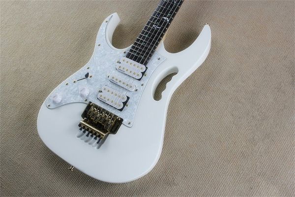 left handed h-s-h pickups 24 frets white electric guitar jem 7v series floyd rose accessories from korea golden hardware
left handed h-s-h pickups 24 frets white electric guitar jem 7v series floyd rose accessories from korea golden hardware