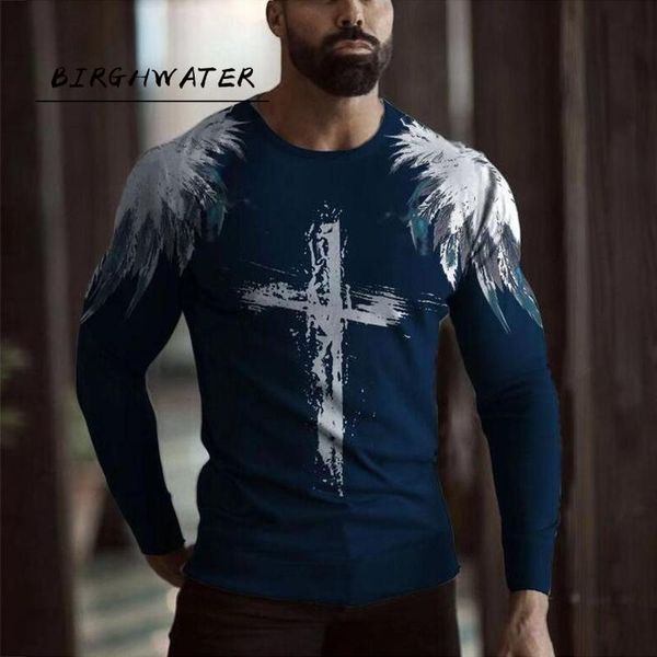 men's t-shirts fashion cross printed long sleeve t shirts men 2021 spring casual slim o-neck pullover tees vintage mens clothing street, White;black
men's t-shirts fashion cross printed long sleeve t shirts men 2021 spring casual slim o-neck pullover tees vintage mens clothing street, White;black