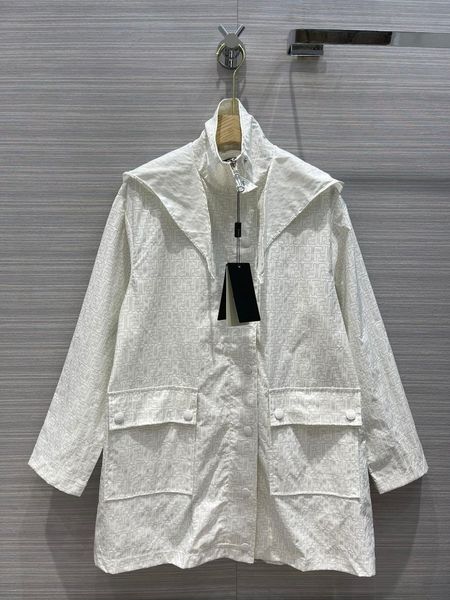 women's jackets high street sunscreen for women summer 2021 long sleeve hooded white coats good quality large pockets loose, Black;brown
women's jackets high street sunscreen for women summer 2021 long sleeve hooded white coats good quality large pockets loose, Black;brown