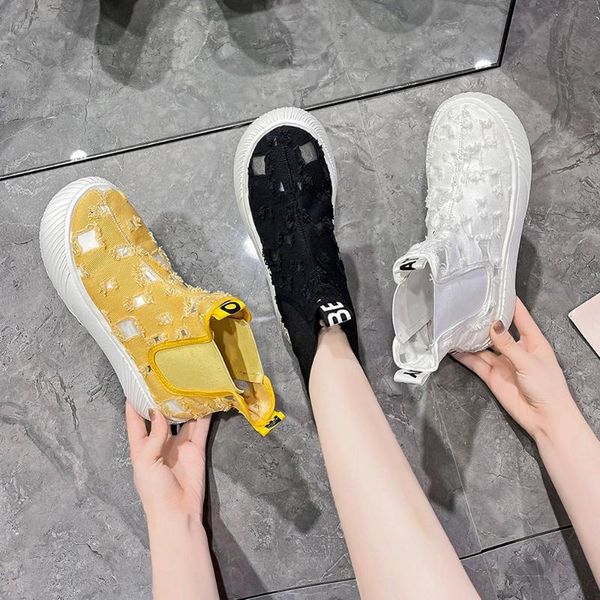 boots 2021 spring autumn breathable thick bottom canvas short high-shoes women slip on casual comfort sneakers, Black
boots 2021 spring autumn breathable thick bottom canvas short high-shoes women slip on casual comfort sneakers, Black