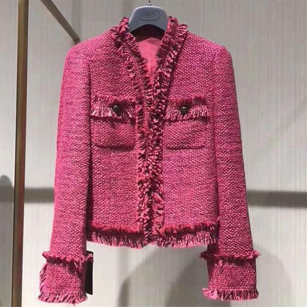 professional amashite women's wear with red tassel in autumn and winter of 2021 jackets, Black;brown
professional amashite women's wear with red tassel in autumn and winter of 2021 jackets, Black;brown