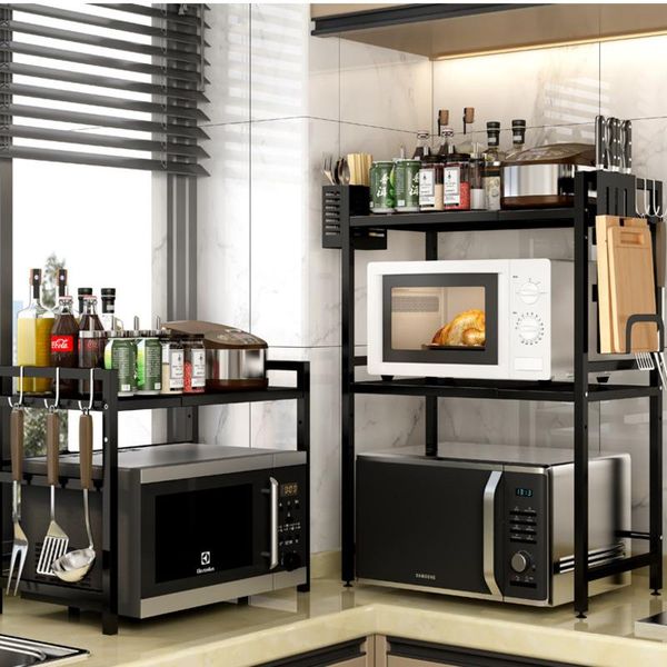 hooks & rails 1 pcs kitchen accessories organizer microwave oven rack home appliance shelf table condiment finishing supplies
hooks & rails 1 pcs kitchen accessories organizer microwave oven rack home appliance shelf table condiment finishing supplies