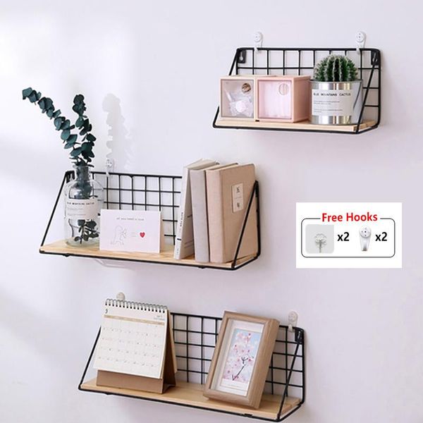 wooden wall shelf iron decorative shelves storage rack home accessories organizer organization for kitchen bedroom kid room hooks & rails
wooden wall shelf iron decorative shelves storage rack home accessories organizer organization for kitchen bedroom kid room hooks & rails