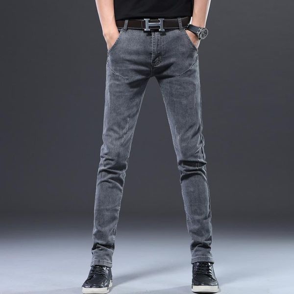 spring summer autumn mens casual jeans clothing large size stretch denim male gray slim feet pants trousers,8913 men's, Blue
spring summer autumn mens casual jeans clothing large size stretch denim male gray slim feet pants trousers,8913 men's, Blue