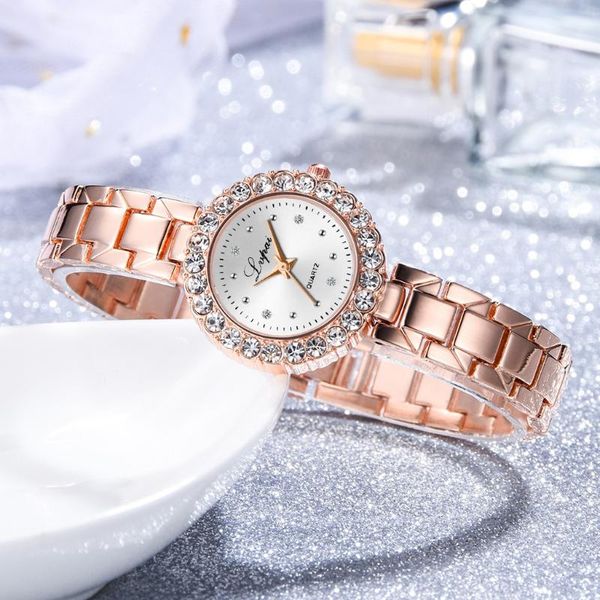 wristwatches watches women luxury crystal dress clock women's fashion relogio quartz watch rose gold bracelet xq, Slivery;brown
wristwatches watches women luxury crystal dress clock women's fashion relogio quartz watch rose gold bracelet xq, Slivery;brown