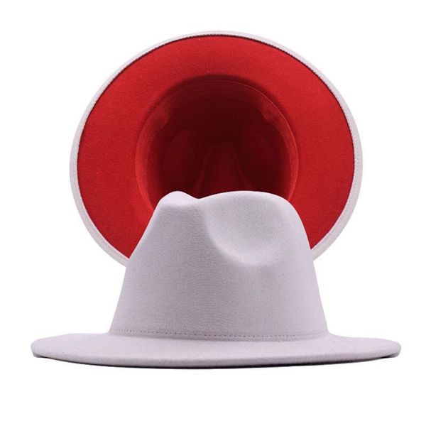 wide brim hats 2021 patchwork felt jazz hat men women wool blend fedora party trilby vintage, Blue;gray
wide brim hats 2021 patchwork felt jazz hat men women wool blend fedora party trilby vintage, Blue;gray