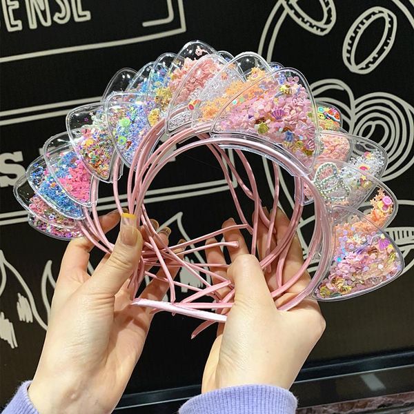 hair accessories cute colorful shining sequin crown cat ears hairbands for girls sweet headband princess party gifts fashion, Slivery;white
hair accessories cute colorful shining sequin crown cat ears hairbands for girls sweet headband princess party gifts fashion, Slivery;white