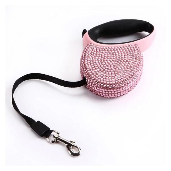 dog collars & leashes pet retractable leash blue pink rhinestone bling crystal puppy lead 3m flat line
dog collars & leashes pet retractable leash blue pink rhinestone bling crystal puppy lead 3m flat line
