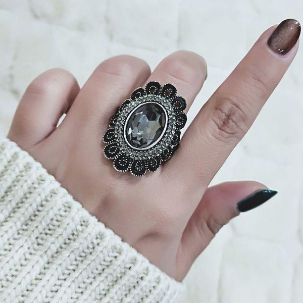 wedding rings sinleery vintage gray cubic zircon flower big for women antique silver color engagement jewelry gift jz028 ssb, Slivery;golden
wedding rings sinleery vintage gray cubic zircon flower big for women antique silver color engagement jewelry gift jz028 ssb, Slivery;golden