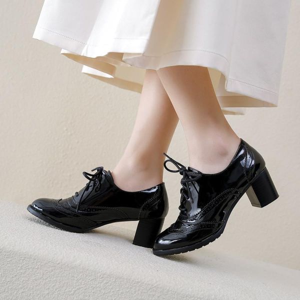 dress shoes ymechic autumn 2021 women pumps blue black brogue lace up office ladies patent pu block high heel woman big size
dress shoes ymechic autumn 2021 women pumps blue black brogue lace up office ladies patent pu block high heel woman big size