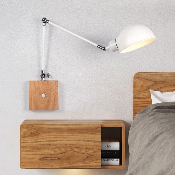 wall lamp nordic wooden adjustable bedside modern indoor led reading light study living room sconce vanity home decoration
wall lamp nordic wooden adjustable bedside modern indoor led reading light study living room sconce vanity home decoration