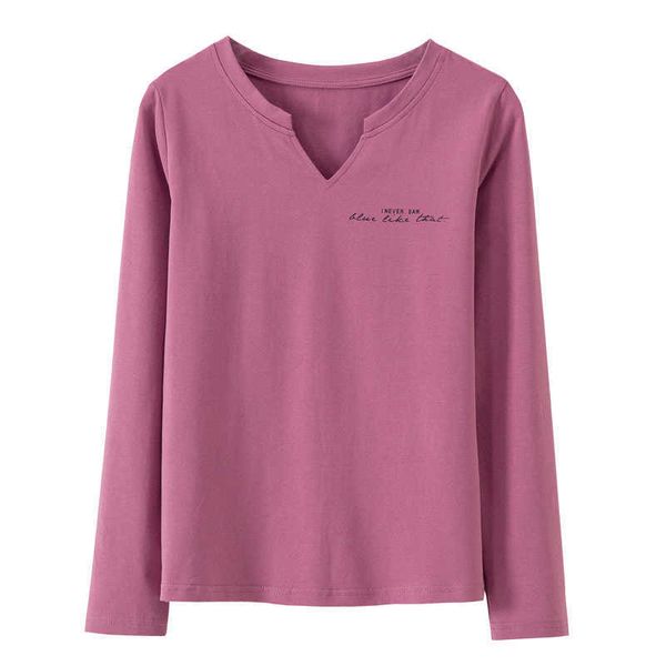harajuku spring letter cotton t-shirt women casual v-neck slim stretchy long sleeve tee autumn tee shirt femme 210604, White
harajuku spring letter cotton t-shirt women casual v-neck slim stretchy long sleeve tee autumn tee shirt femme 210604, White