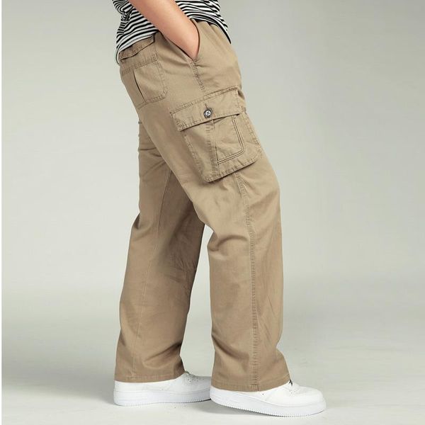 men's pants men's khaki casual trousers multi-pocket long baggy straight male loose plus size xl-6xl cargo men pant for spring autu, Black
men's pants men's khaki casual trousers multi-pocket long baggy straight male loose plus size xl-6xl cargo men pant for spring autu, Black
