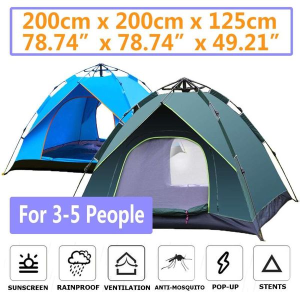 camping automatic tents family outdoor tourist tent 4 seasons waterproof for 3-5 people travel sun beach protection and shelters
camping automatic tents family outdoor tourist tent 4 seasons waterproof for 3-5 people travel sun beach protection and shelters