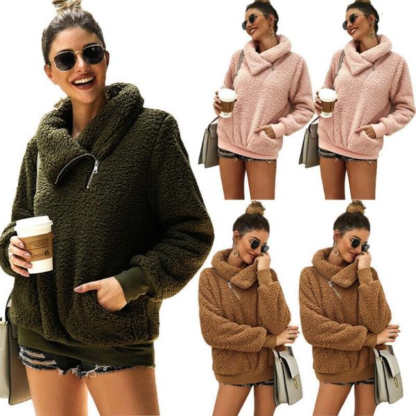women's hoodies & sweatshirts army green pink khaki winter women ladies warm long sleeve pullover casual turtleneck solid outwear, Black
women's hoodies & sweatshirts army green pink khaki winter women ladies warm long sleeve pullover casual turtleneck solid outwear, Black