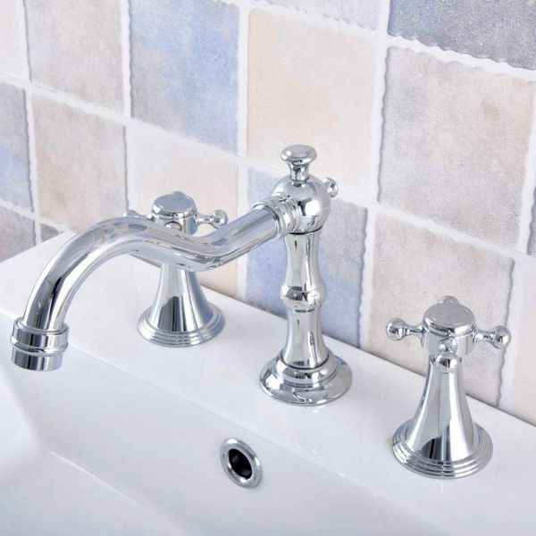silver polished chrome brass deck mounted bathroom basin faucet widespread vanity sink mixer tap three holes/two handles anf541 faucets
silver polished chrome brass deck mounted bathroom basin faucet widespread vanity sink mixer tap three holes/two handles anf541 faucets