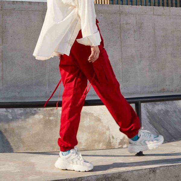 metersbonwe new spring casual overalls pants for women trousers fashion handsome student loose beam feet cargo 200930, Black;white
metersbonwe new spring casual overalls pants for women trousers fashion handsome student loose beam feet cargo 200930, Black;white