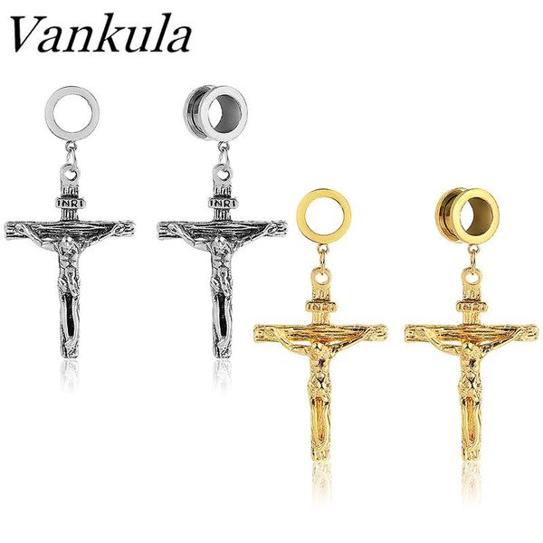 other vankula 316l stainless steel tunnel ear plugs cross piercing earrings stretching tunnels for woman man gauges expanders, Slivery;golden
other vankula 316l stainless steel tunnel ear plugs cross piercing earrings stretching tunnels for woman man gauges expanders, Slivery;golden