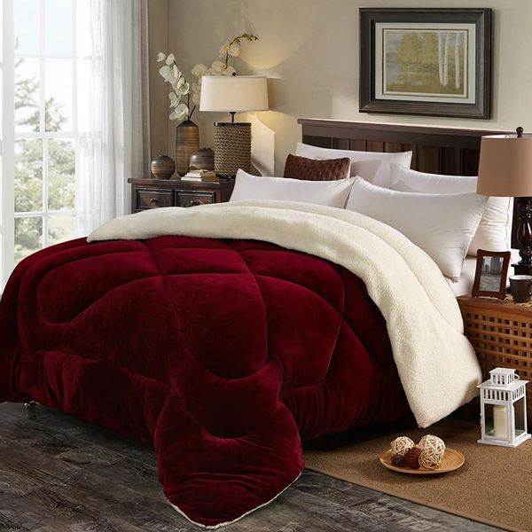 comforters & sets autumn/winter quilt thick fleece core, warm quilt, single double winter student blanket for the bedroom
comforters & sets autumn/winter quilt thick fleece core, warm quilt, single double winter student blanket for the bedroom