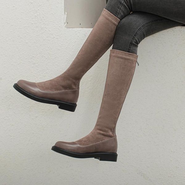 boots women's zipper khaki black fat mm large size 40-43 fashion flat stitching autumn and winter plus velvet shoes
boots women's zipper khaki black fat mm large size 40-43 fashion flat stitching autumn and winter plus velvet shoes