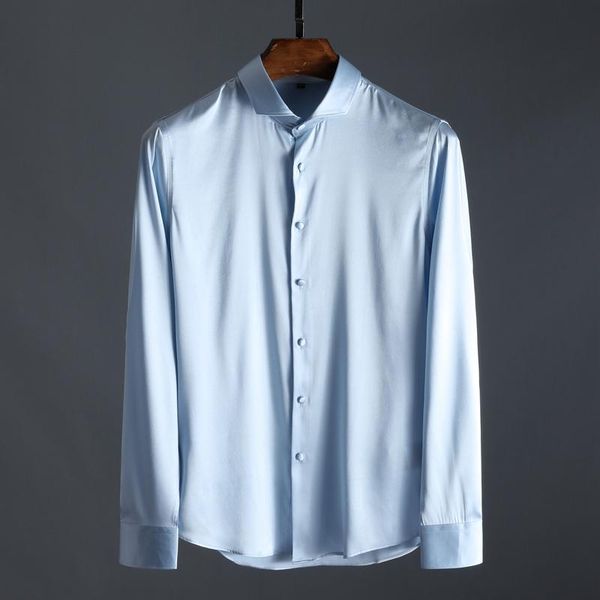 men's dress shirts rare taste high-end silk fabrics spring and autumn wear business windsor collar casual shirt special 1, White;black
men's dress shirts rare taste high-end silk fabrics spring and autumn wear business windsor collar casual shirt special 1, White;black