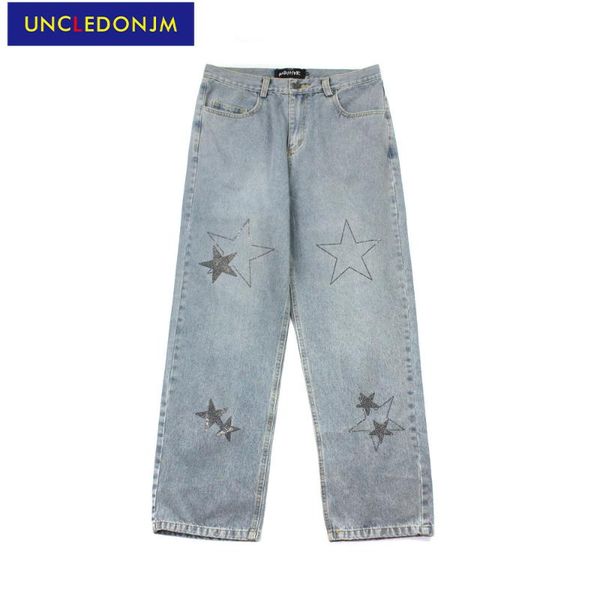 men's jeans uncledonjm baggy korean style hip hop denim distressed men mens clothing 2295, Blue
men's jeans uncledonjm baggy korean style hip hop denim distressed men mens clothing 2295, Blue