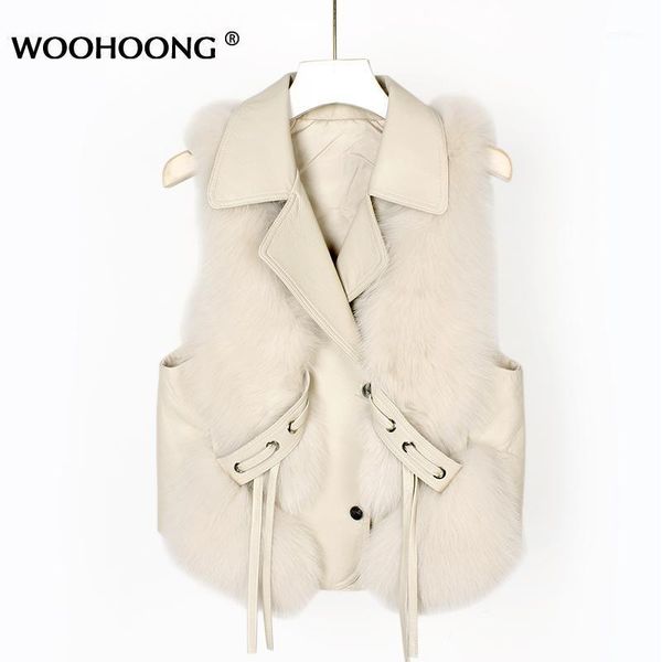 women's fur & faux winter women coat real vest gilet lady jackets outerwear thick warm luxury jacket, Black
women's fur & faux winter women coat real vest gilet lady jackets outerwear thick warm luxury jacket, Black