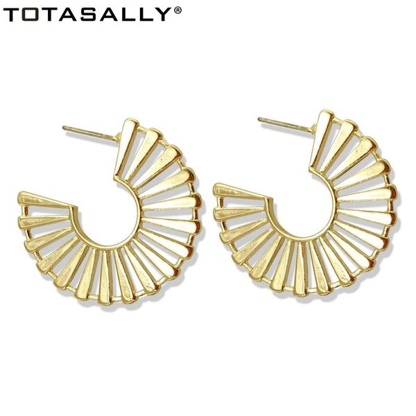 hoop & huggie totasally women's earrings trendy golden hollow alloy c fan ladies geo ear hoops brincos bijoux dropship, Golden;silver
hoop & huggie totasally women's earrings trendy golden hollow alloy c fan ladies geo ear hoops brincos bijoux dropship, Golden;silver