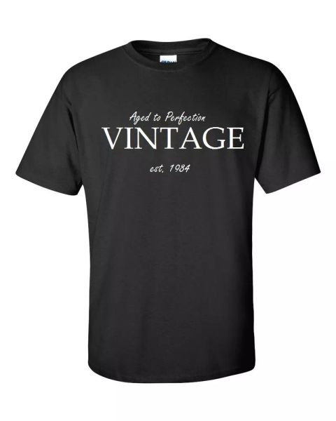 aged perfection vintage est 1984 cotton t-shirt funny birthday gift shirt s -5xl, White;black
aged perfection vintage est 1984 cotton t-shirt funny birthday gift shirt s -5xl, White;black