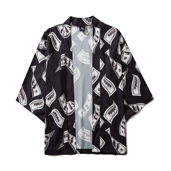 men's male pattern print japan kimono beach men streetwear fashion hip hop loose casual cardigan short sleeve shirts, White;black
men's male pattern print japan kimono beach men streetwear fashion hip hop loose casual cardigan short sleeve shirts, White;black