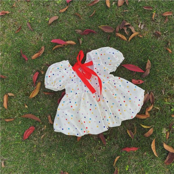 girl's dresses baby girls dress summer polka dot princess born puff sleeve infant 1st birthday toddler for girl, Red;yellow
girl's dresses baby girls dress summer polka dot princess born puff sleeve infant 1st birthday toddler for girl, Red;yellow