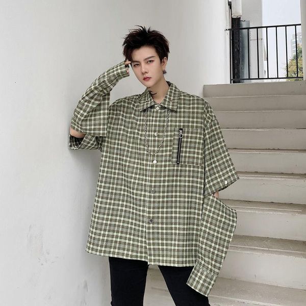neploha men's casual oversize plaid shirts 2021 fashion woman harajuku long sleeve shirt streetwear man blouse, White;black
neploha men's casual oversize plaid shirts 2021 fashion woman harajuku long sleeve shirt streetwear man blouse, White;black