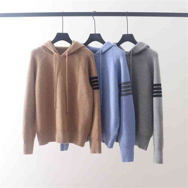 autumn winter new lazy college style tb stripe contrast color hoodie pullover loose and thin long sleeve sweater fashion, White
autumn winter new lazy college style tb stripe contrast color hoodie pullover loose and thin long sleeve sweater fashion, White