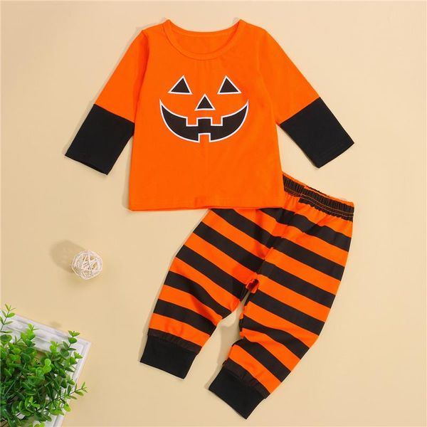 clothing sets 2pcs toddler baby boys girls halloween casual clothes sets,kids smile pumpkin print long sleeve +striped pants set,1-5year, White
clothing sets 2pcs toddler baby boys girls halloween casual clothes sets,kids smile pumpkin print long sleeve +striped pants set,1-5year, White