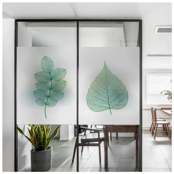 window stickers custom size decorative film nordic leaves frosted stained glass sticker for bathroom
window stickers custom size decorative film nordic leaves frosted stained glass sticker for bathroom