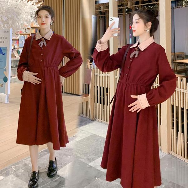 spring korean fashion corduroy maternity long party dress elegant high waist slim clothes for pregnant women pregnancy dresses, White
spring korean fashion corduroy maternity long party dress elegant high waist slim clothes for pregnant women pregnancy dresses, White