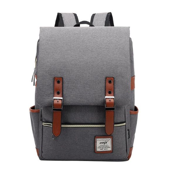 backpack men & women retro outdoor canvas travel solid color school bags college shoulders bag for student mochilas
backpack men & women retro outdoor canvas travel solid color school bags college shoulders bag for student mochilas