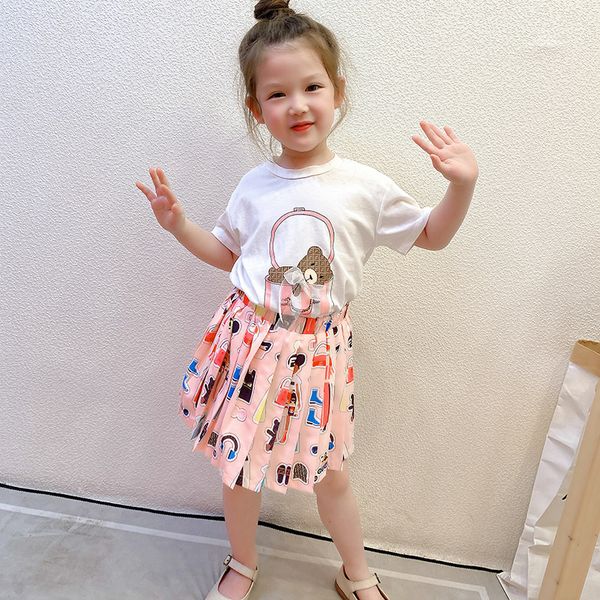 2021 girls designer princess dress summer cartoon short sleeve pleated dresses little girl stitching round neck casual party clothes s1006, Red;yellow
2021 girls designer princess dress summer cartoon short sleeve pleated dresses little girl stitching round neck casual party clothes s1006, Red;yellow