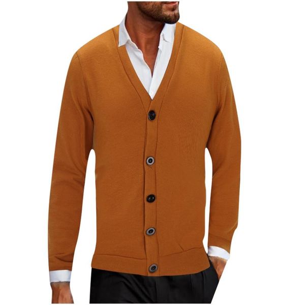 men's jackets telotuny 2021 autumn & winter cardigan fashion v-neck long sleeve outwear casual loose solid color button knit coat, Black;brown
men's jackets telotuny 2021 autumn & winter cardigan fashion v-neck long sleeve outwear casual loose solid color button knit coat, Black;brown