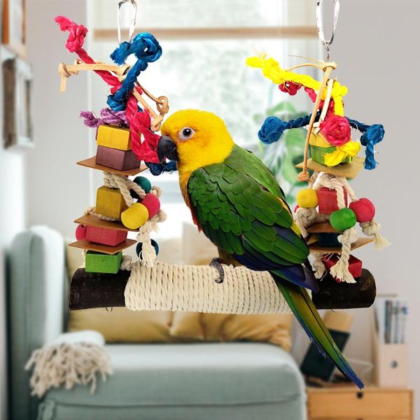 other bird supplies parrot hanging toy pet climb chew rope toys birds chewing bite cage swing decoration
other bird supplies parrot hanging toy pet climb chew rope toys birds chewing bite cage swing decoration